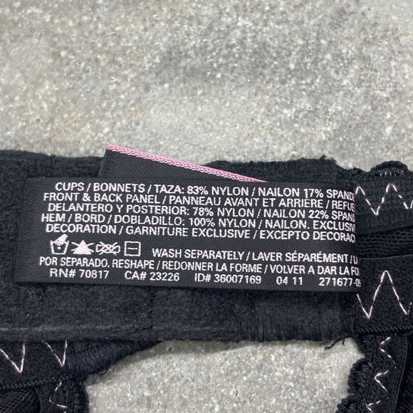 Victoria Secret Sexy Little Things Garter Dress Babydoll Chemise Lace Bow 36C - Picture 8 of 8